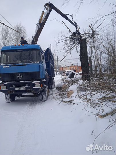 Услуги ломовоза с манипулятором