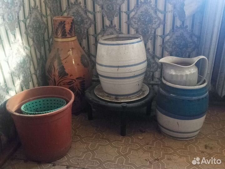 Горшок для цветов керамика,глина