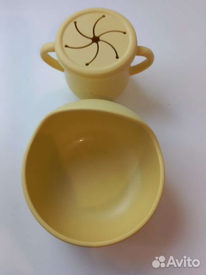 Силиконовая детская посуда