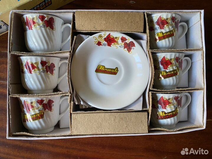 Новый подарочный чайный сервиз на 6 персон