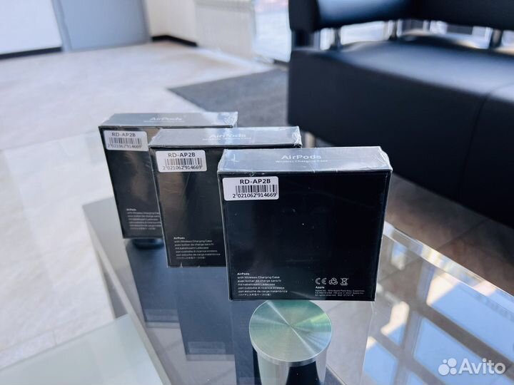 AirPods 2 Luxe Black. Магазин. Гарантия