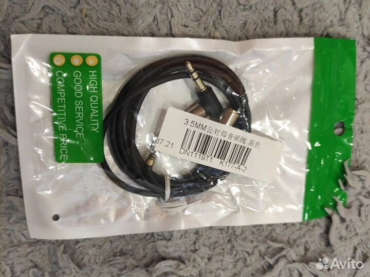 Аудио удлинитель Джек 3.5