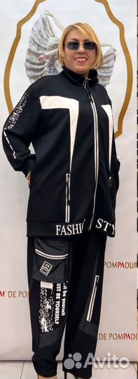 Стильный костюм большие размеры(52-78р.) Турция