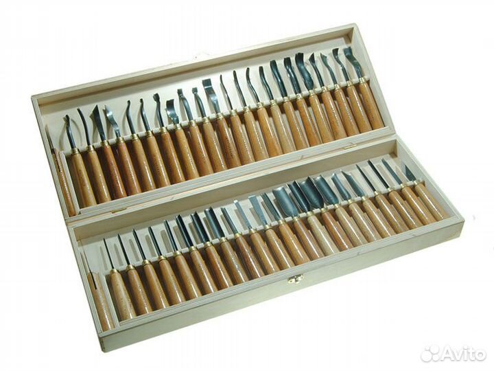 Набор стамесок из 46 шт. по дереву Татьянка