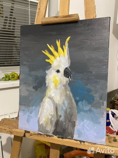 Картина акрилом на холсте