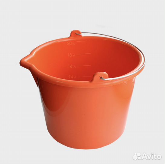 Ведро ударопрочное 20 литров с носиком