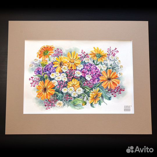 Картина акварель 