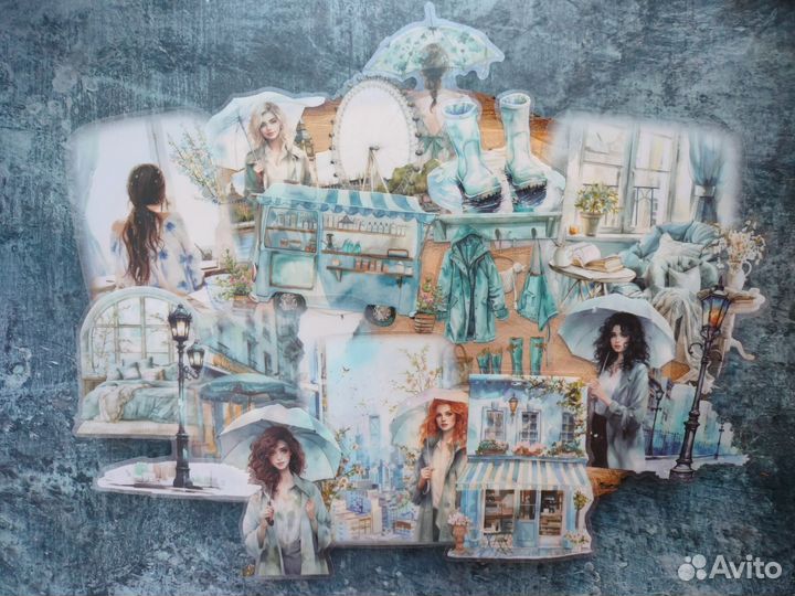 Наклейки для скрапбукинга и посткроссинга