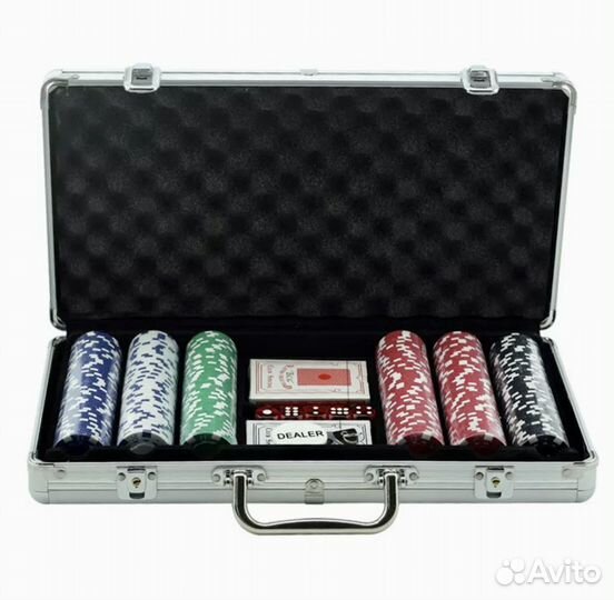 Покерный набор. 500 Фишек.Кейс