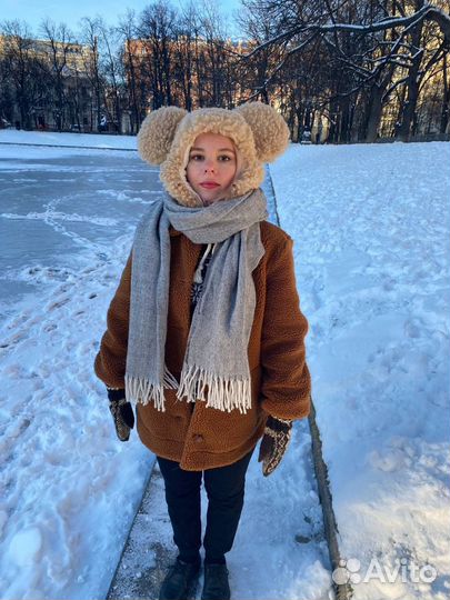 Шапка мишка