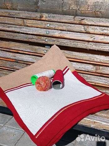 Плед вязаный Одеяло Покрывало