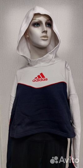 Худи adidas женская, размер XL, XXL