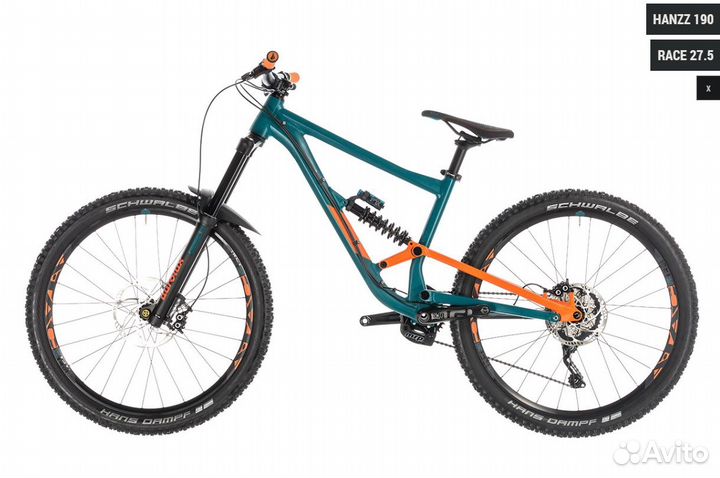 Велосипед 27.5 Cube Hanzz 190 18