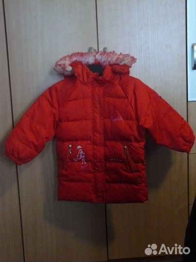 Парка - пуховик детская для девочек