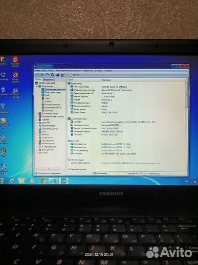 Ноутбук Samsung np r519/ 15,6'