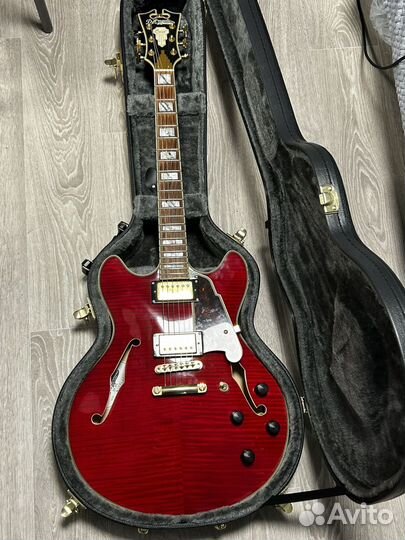 Полуакустическая гитара D'Angelico DC excel