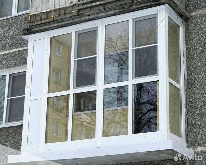 Пластиковый балкон пвх