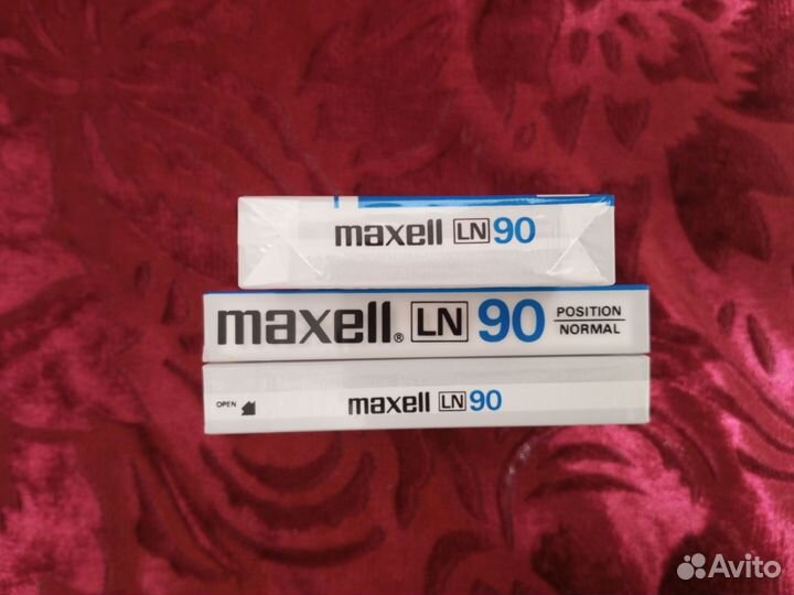 Аудиокассета Maxell LN90 запечатанная