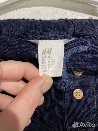Детская Рубашка с брюками H&M 80 размер