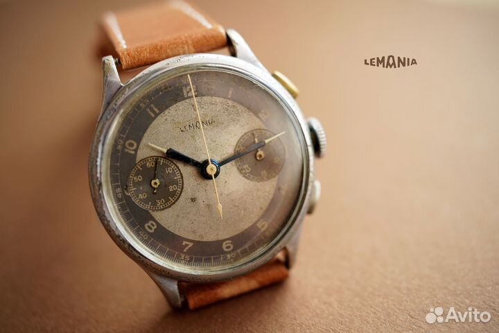 Швейцарский хронограф Lemania, калибр Lemania 15TL