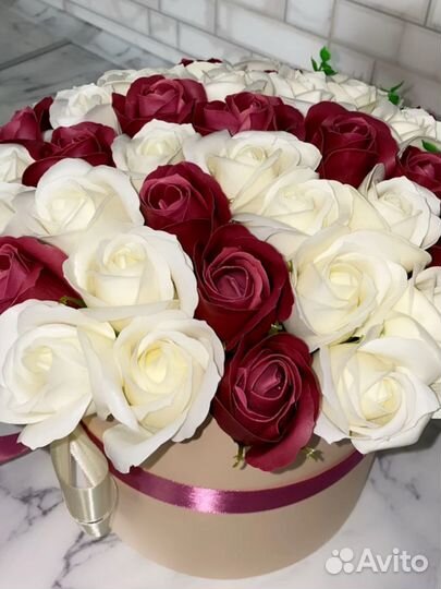 Розы из мыла 25 шт