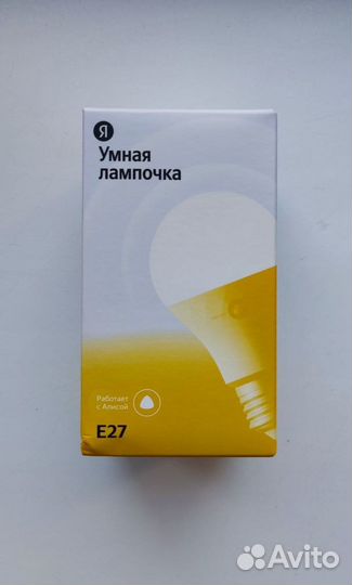 Умная лампочка Яндекс с Алисой, цоколь E27, 8 Вт