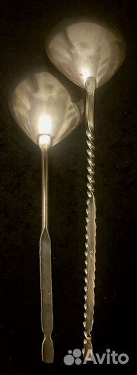 Салатная ложка мельхиор