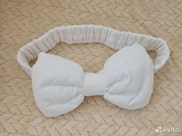 Бант для выписки на резинке как новый