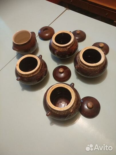Глиняные горшочки для запекания