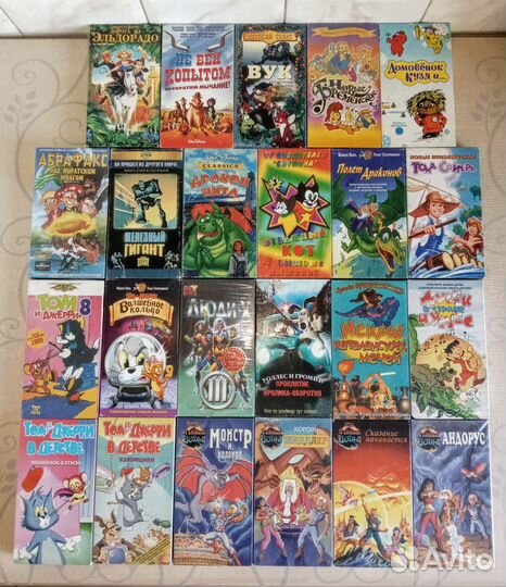 Мультики от еа и др. / видеокассеты / VHS