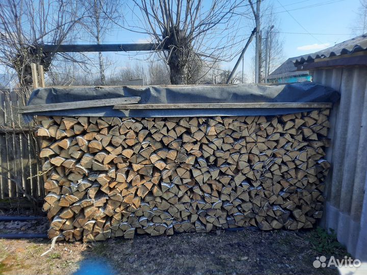 Дрова колотые берёза сухие самовывоз