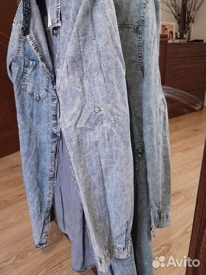 Джинсовое платье