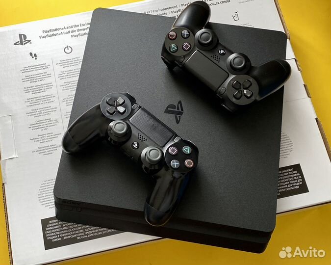PS4 Slim +15 игр в комплекте