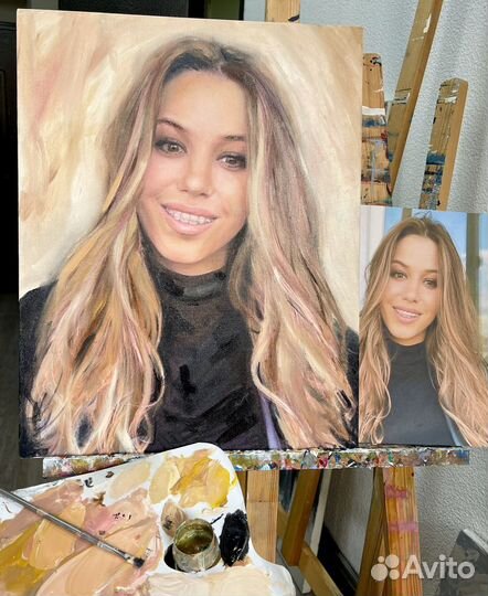 Портрет маслом на заказ. Ручная работа