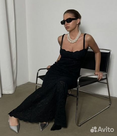 Платье кружевное