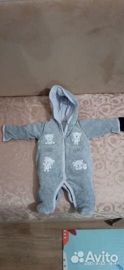 Комбинезон теплый 56 размера