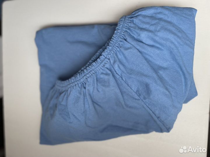 Простынь на резинке 120 60 IKEA 2шт