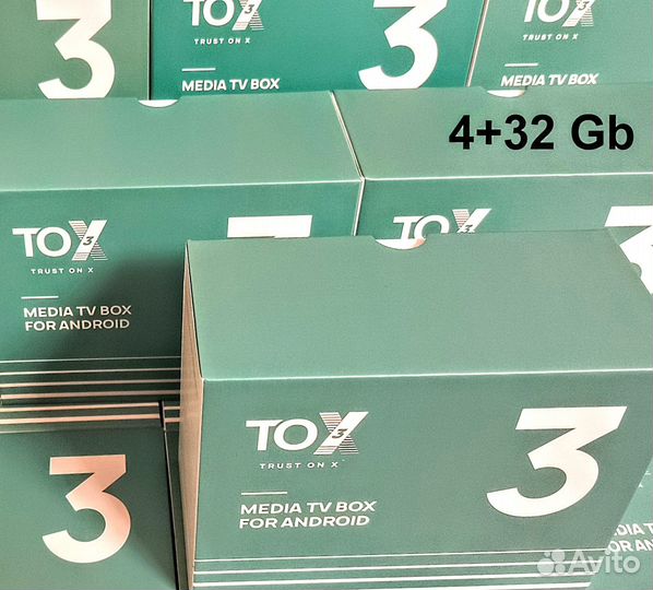 TOX 3 4+32GB приставка 2 ревизия под ключ