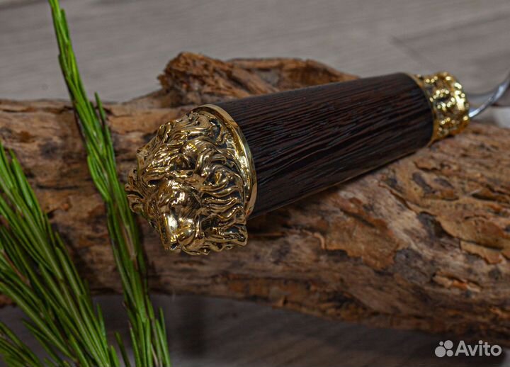 Шампур - Лев (объемная ручка)