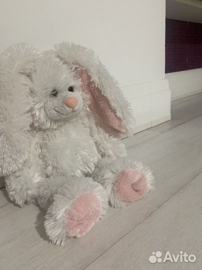 Мягкая игрушка плюшевый заяц