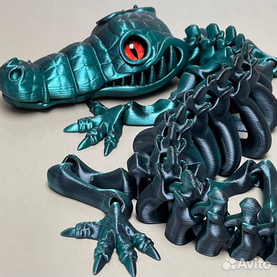 Шарнирная игрушка Скелет Крокодила