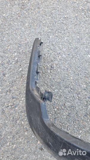 Юбка заднего бампера kia rio xline