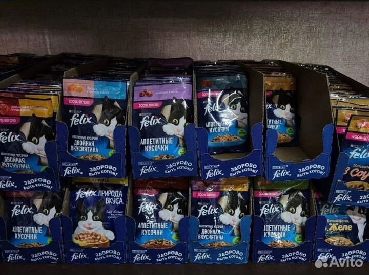 Корм для кошек Felix
