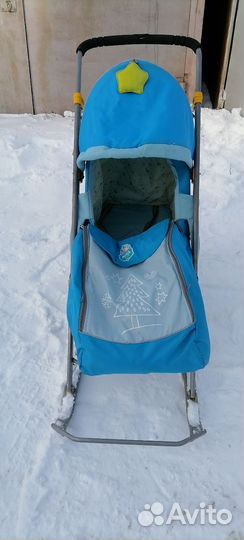 Детские санки коляска