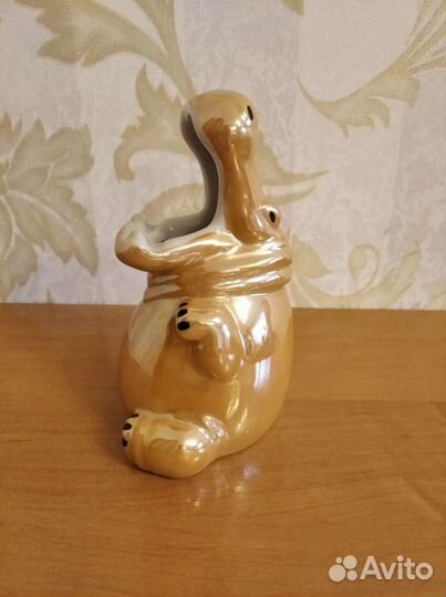 Статуэтка карандашница. Бегемот. Вербилки. СССР