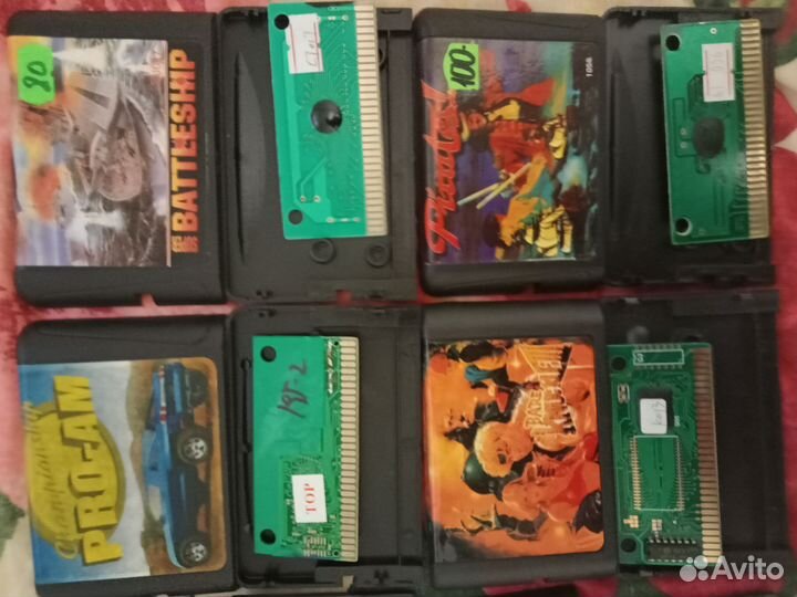Картриджи и приставки sega