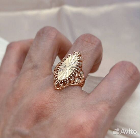 Комплект серьги + кольцо + цепочка