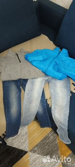 Вещи пакетом на мальчика 122 128