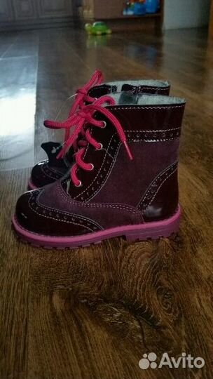 Новые ботиночки из натуральной кожи