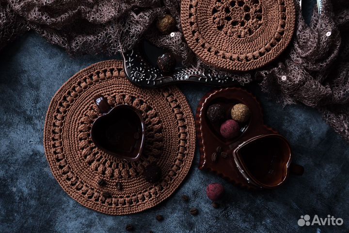 Набор салфеток под чайные пары